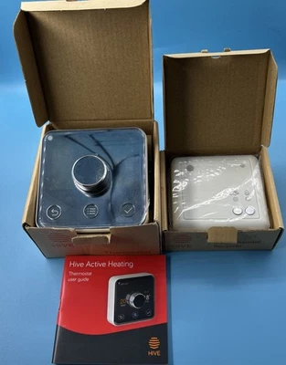 Hive SLT3b Active Heating Thermostat  and  Double Channel Receiver New in box  - Image 1 of 4