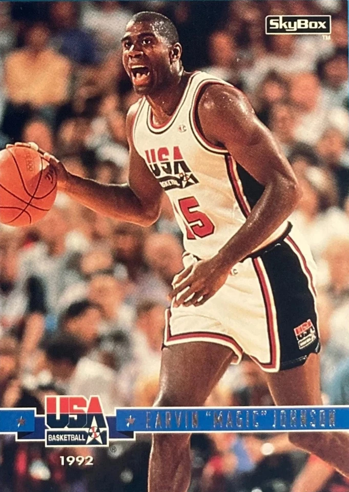 1992 SkyBox 'Passing the Torch' Magic Johnson #87 EE. UU. - Imagen 1 de 1