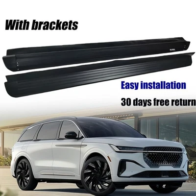 2PCS Running Boards Fits for Lincoln Nautilus 2024 2025 2026 Nerf Bars Side Step - Image 1 of 4