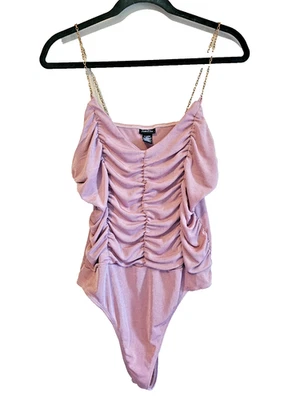 RUE 21 Mujer Talla XL Lavanda/Oro Rosa Cadena Eslabón Correa-Body-Y2K Foto 1 de 3