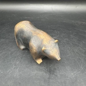 Alte Klaus Börner ,  Bronze Bär Skulptur Abruzzenbär mit Signatur - H.33 - Bild 1 von 9