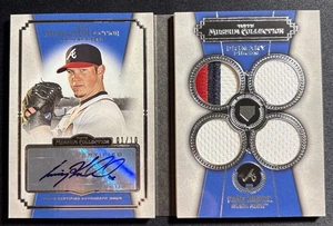 2013 Topps Museum Craig Kimbrel pezzi primari quad patch libretto automatico/10 SSP - Foto 1 di 6