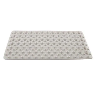 Non-Slip PVC Bubble Texture Bath Mat in Beige - Picture 1 of 4
