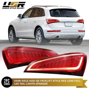 USA FACELIFT SQ5 Style Rear LED Light Bar UPGRADE Tail Lamp for 08-12 Audi Q5 - Picture 1 of 13