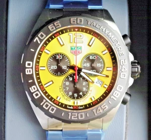 TAG Heuer Uhr Formula 1 Quarz Chronograph 43mm Ref. CAZ101AM.BA0842 NEU FULL SET - Picture 1 of 9