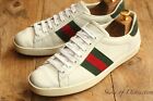 Gucci Ace White Crocodile Leather Shoes Trainers Sneakers Mens UK 8 G US 9 EU 42