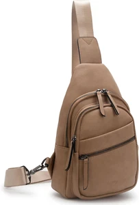 Alldaily Large Sling Bag for Women Crossbody Purse Leather Fashionable Trendy - Picture 1 of 12
