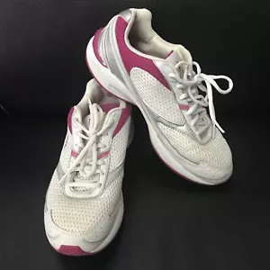 Vtg Women’s L.A. Gear Low Top Shoes Sneakers Sz 8 White Pink 80’s RARE - Picture 1 of 11