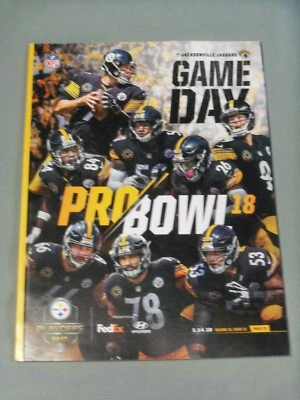 Pgh Steelers, 2017 Season, AFC Playoff Game Program, Jacksonville Jaguars  - Image 1 of 2