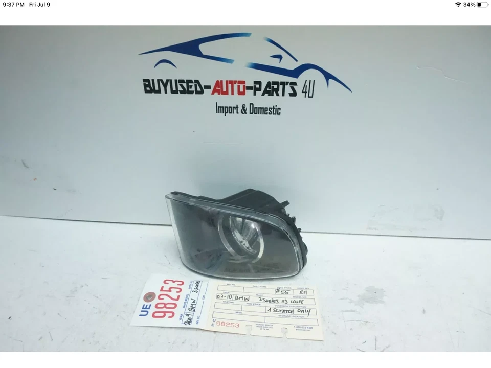 BMW SERIE 3 2007 2010 M3 cupé luz antiniebla derecha OEM UE98253 2008 2009  Foto 1 de 4
