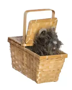 Il Mago di Oz Deluxe Toto in un cestino Prop - Foto 1 di 1