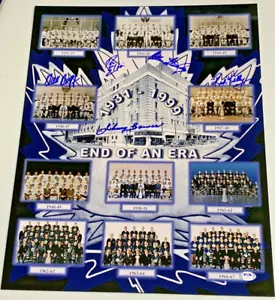 Maple Leaf Gardens Toronto Maple Leafs Legends #d 16x20 Signed by 5 - PSA Loa - Picture 1 of 4