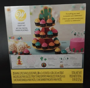 WILTON DESSERT PARTY KIT/ KIT DE FIESTA PARA POSTRES - Picture 1 of 3
