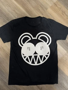 W.A.S.T.E x Radiohead Mouse Head Logo Band Black Unisex T-shirt S-5XL - Picture 1 of 6