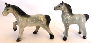 KLIMA MINIATURE EN PORCELAINE CHEVAUX CHEVAL HORSE - Picture 1 of 6