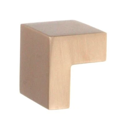 Perillas superiores nuevas 1" gabinete cuadrado tirador de dedo 5/8" Ctr bronce cepillado M1587 Foto 1 de 3