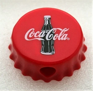Vtg 1999 Coca-Cola Coke Bottle Cap Plastic Pencil Sharpener Soda Promo NOS New - Picture 1 of 3