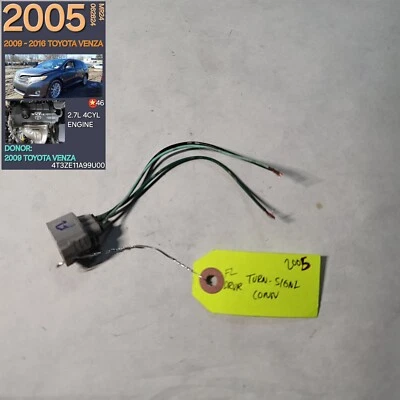 ⭐⭐CONECTOR INTERMITENTE CONDUCTOR DELANTERO IZQUIERDO TOYOTA VENZA 2009-2016 FABRICANTE ORIGINAL⭐⭐ Foto 1 de 2