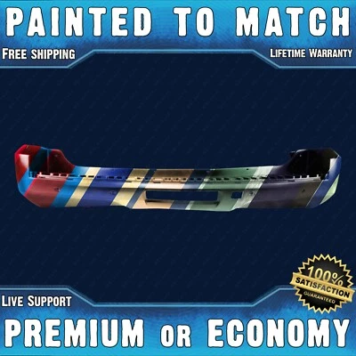 NEW Painted To Match Rear Bumper Replacement for 2007-2014 GMC Yukon w/ Park - Image 1 of 4