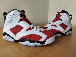 Scarpe da basket Nike Air Jordan 6 Retro Carmine 2021 da uomo scarpe da ginnastica UK 7 - Foto 1 di 9