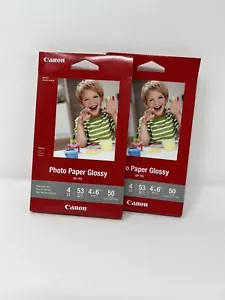 Canon Fotopapier glänzend 4"" x 6"" GP502 2 Schachteln (je 50 Blatt) (NEU) - Bild 1 von 3