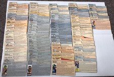 GI Joe Vintage Huge File Card Lot of 100 File Cards - Cut - Some Rarer
