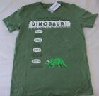 NWT Carter's Toddler Boy 18 24M HOW TO DRAW A DINOSAUR Short Sleeve Green Cotton