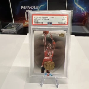 Michael Jordan 2009-10 UD Jordan Legacy 23 GOLD - LOW POP - PSA 9 - #30 - Picture 1 of 3