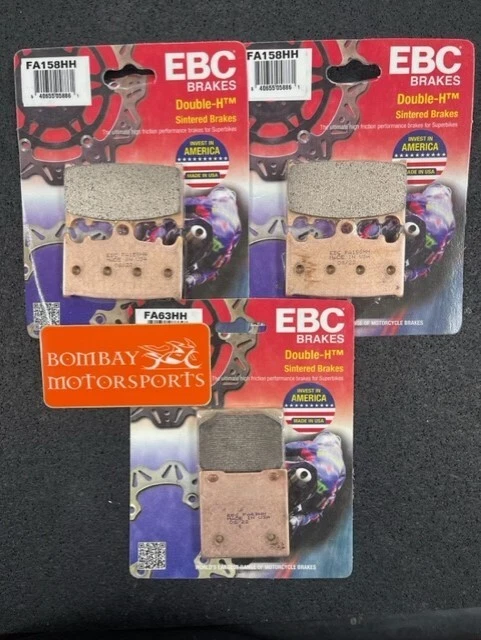 Pastillas de freno delanteras y traseras EBC HH para Suzuki GSXR600 1997-2003, TL1000S 1997-2001 Foto 1 de 1