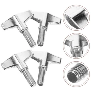 4Pcs Adjustable Wing Screws for Drum Kit Cymbal Stand Hardware - Picture 1 of 12