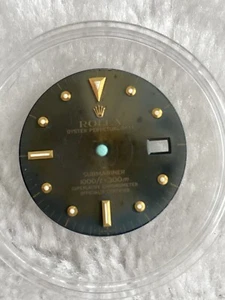Rolex vintage Submariner Tropical Nipple Dial for 16803 ,16808 ,16613,Super Rare - Picture 1 of 7