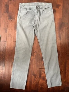 Faherty Men's Size 34 Gray Casual Preppy Stretch Denim Jeans Classiccore 34x33 - Picture 1 of 6