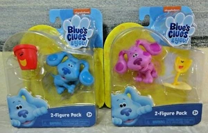 (2) Nickelodeon BLUE'S CLUES AND YOU! 2 Figuren Packungen *BLAU/Eimer MAGENTA/Schaufel* - Bild 1 von 2