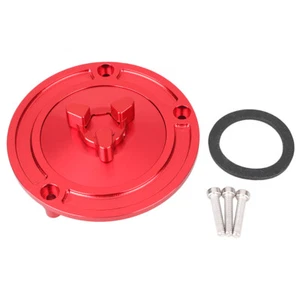 Red Fuel Tank Cover Gas Cap Fit Kawasaki NINJA 250R 250 EX250 1988 1989-2007 - Picture 1 of 6