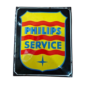 Emaileschild Philips Service Radio Fernseher Technik Reklame Werbung - Bild 1 von 13