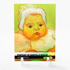 PORTRAIT OF MARCELLE ROULIN Card Holo Paint GleeBeeCo Vincent van Gogh #P317
