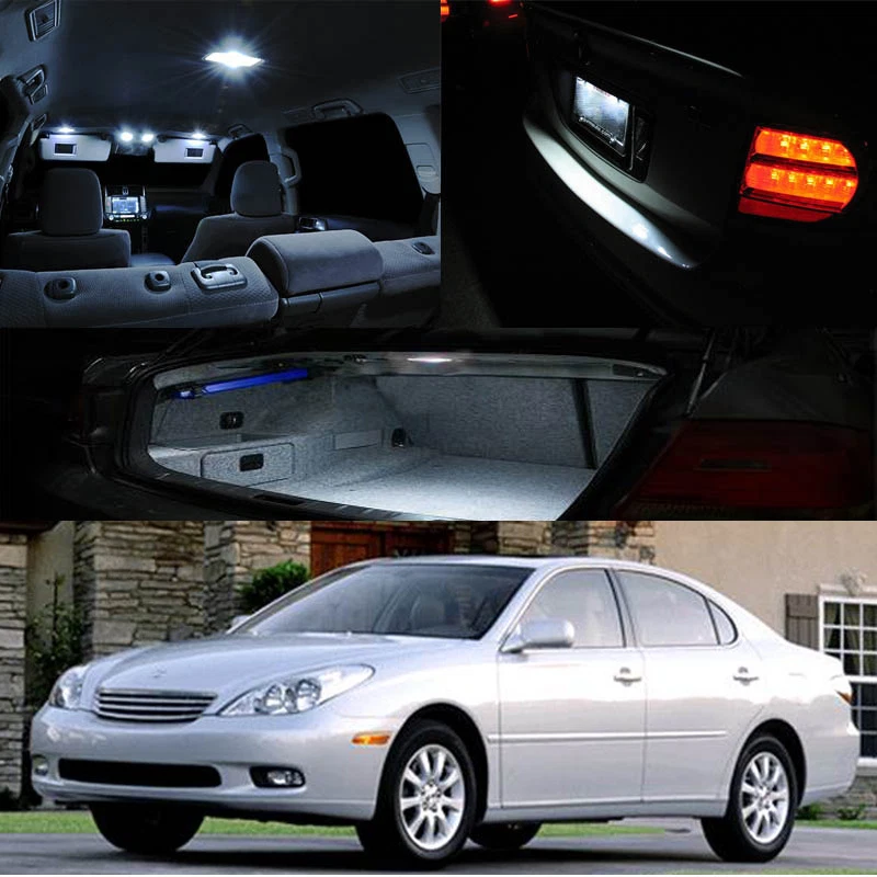 适用于 02-06 雷克萨斯 ES300 内部 LED 氙灯灯泡地图 圆顶门后备箱 白色 — 第 1/1 张图片