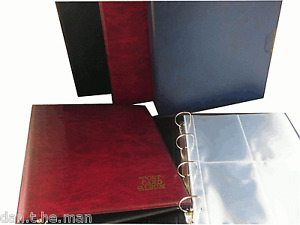 LARGE GUARDIAN POSTCARD ALBUM / BINDER WITH OPTIONS FOR  SLEEVES &  SLIPCASE
