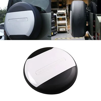 Spare Tyre Tire Cover For Land Rover Defender 90 110 2020-2025 ABS White — 第 1/4 张图片