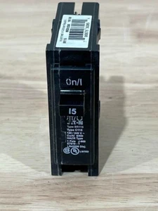 NEW Eaton Cutler-Hammer BR115 15 Amp Single Pole Circuit Breaker 120v - Picture 1 of 1