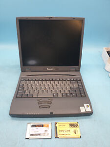 Vintage Laptop Toshiba tecra 8100 Pentium 3, 600Mhz 192MB RAM BIOS LOCKED SL12