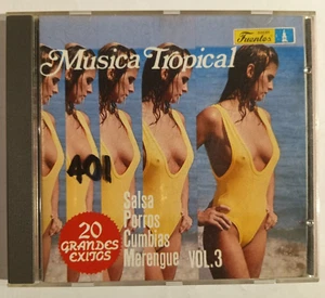 MUSICA TROPICAL VOL.3, FEAT. LA SONORA DINAMITA, COLOMBIAN CD ALBUM, CUMBIA - Imagen 1 de 3