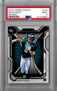 2012 Topps Strata Nick Foles No Ball PSA 9 RC - Picture 1 of 2