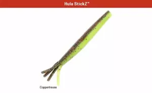Z-Man Hula StickZ - Coppertreuse - 6 Pack 4" Zman Soft Plastic - Picture 1 of 1