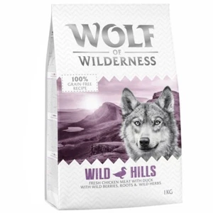 Wolf of Wilderness WILD HILLS Adult Hundetrockenfutter mit ENTE, 5 x 1 kg - Bild 1 von 2