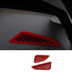 Trim 2PCS Console L&R Air Outlet Vent Fit For Toyota Corolla 2020-22 Matte Red - Picture 1 of 7