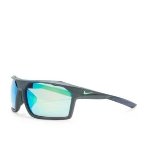 Gafas de sol Nike Traverse para hombre, gris espejo verde "nuevas con defectos" - Imagen 1 de 4