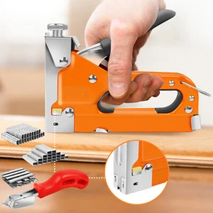 Tacker, 3 in 1 Nagelpistole Heftpistole DIY mit 3000 Klammern, für Holz, Möbel - Bild 1 von 21