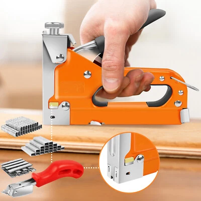 Tacker, 3 in 1 Nagelpistole Heftpistole DIY mit 3000 Klammern, für Holz, Möbel - Bild 1 von 4