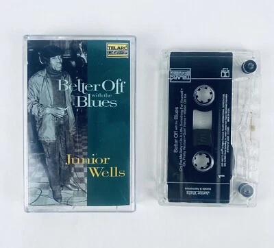 Junior Wells Better Off With The Blues Cassette Tape Telarc Blues *TESTED* - Image 1 of 3